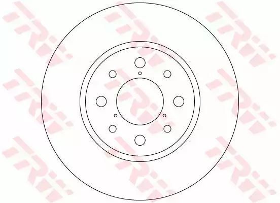 Tarcza hamulcowa tył Alfa Romeo MITO 08- TRW DF6347