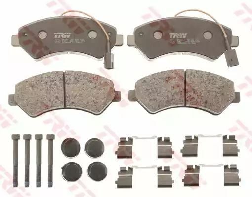 Klocki hamulcowe przód Fiat DUCATO 07- 169,1x69,1x21 TRW GDB2069