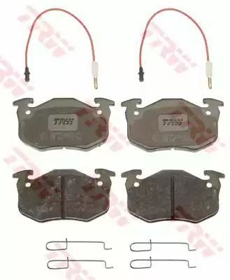 Klocki hamulcowe przód Renault TWINGO 93- TRW GDB328