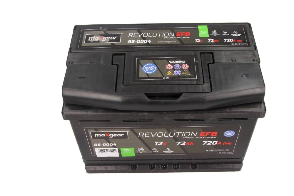 Akumulator 12V 72AH 720A L- 278X175X190 EFB MaXgear 85-0004