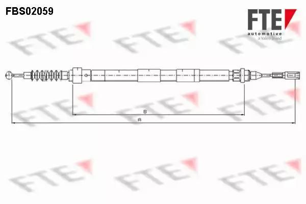 LINKA HAM. RĘCZ. VW T. SHARAN 97-10 LE/PR FTE FBS02059