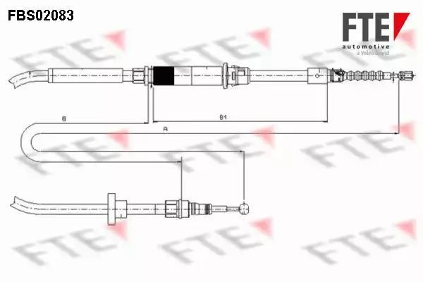 LINKA HAM. RĘCZ. VW T. PASSAT 96-05 4 MOTION LE/PR FTE FBS02083