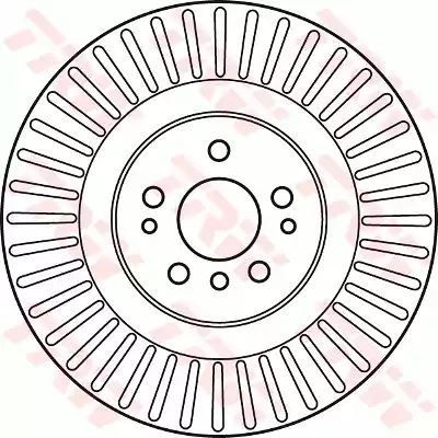 Tarcza hamulcowa przód Mercedes W164 W251 05- TRW DF6013S