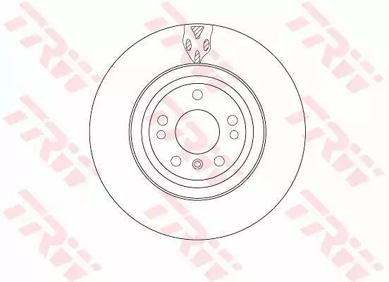 Tarcza hamulcowa przód Mercedes W166 2,2-3,5 11- 330x32 TRW DF6833S