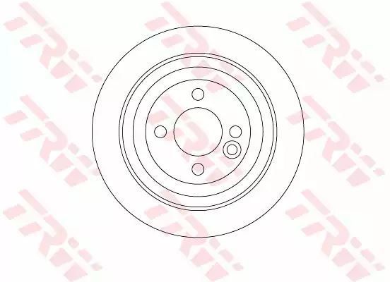 Tarcza hamulcowa tył MINI COOPER ONE 06- 280x10 TRW DF6523