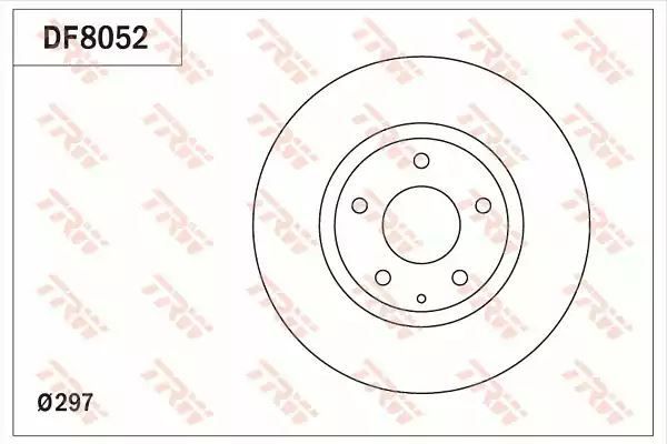 Tarcza hamulcowa przód Mazda 6 CX-5 2,0-2,5 11- 297x28 5 OTWORÓW TRW DF8052