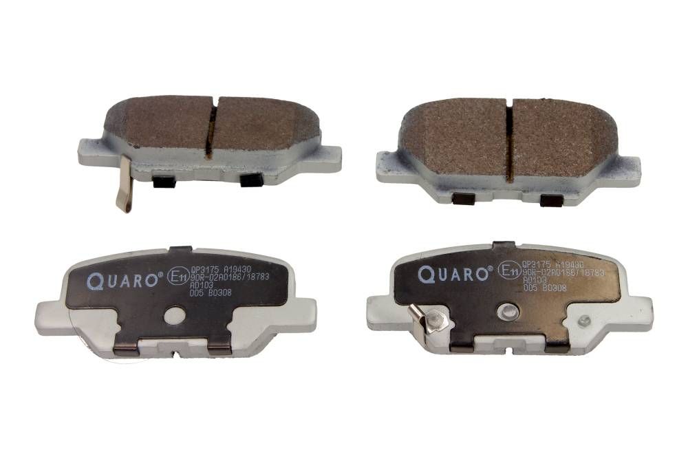 Klocki hamulcowe tył Peugeot 4008 12- ASX OUTLANDER 12- Mazda 6 12- QUARO QP3175