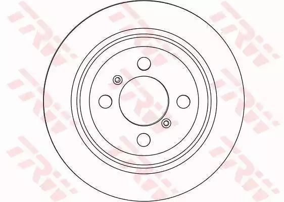 Tarcza hamulcowa przód Opel AGILA TRW DF4376