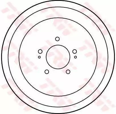 BĘBEN HAM. HYUNDAI H-1/STAREX/PORTER T 2,4-2,5 94-07 TRW DB4261