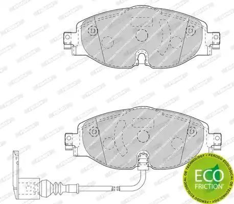 KLOCKI HAM. VW P. GOLF VII/A3/OCTAVIA/LEON 12- Ferodo FDB4433