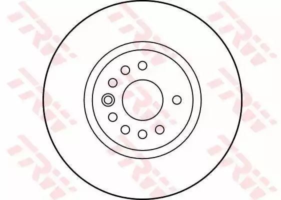 Tarcza hamulcowa przód Opel VECTRA TRW DF2778S