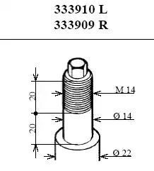 AMORTYZATOR BMW P. 3 (E36) 1.6I-1.9I 09.90-08.00 LE KYB 333910