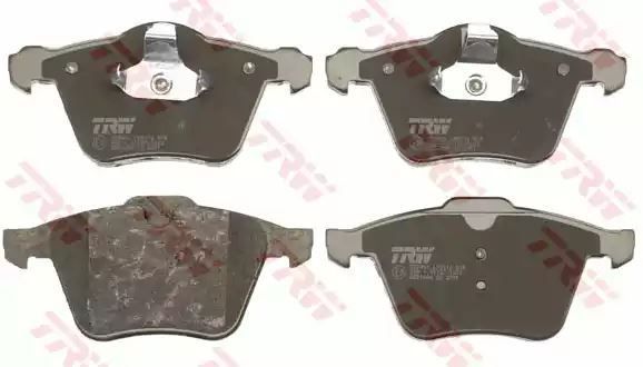 Klocki hamulcowe przód Volvo S60 10- S80 06- V60 10- V70 07- XC70 07- 156,4x74,3x18,5 155,2x75,3x20 ATE TRW GDB1684