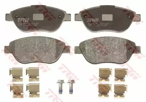 Klocki hamulcowe przód Fiat 500 DOBLO LINEA 1,3-1,9 JTD 01- 137x57,4x18,3 BOSCH TRW GDB1750