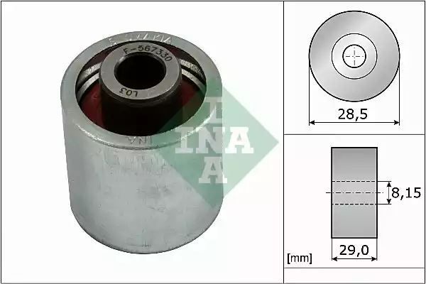 ROLKA PASKA ROZRZĄDU VW 2,0 FSI/TFSI INA 532031010