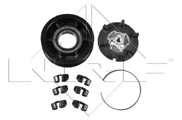 SPRZĘGŁO KOMPRESORA KLIMATYZACJI DENSO 6SEU16C 5PK/110MM 12V MERCEDES A (W169) 04- NRF 380007