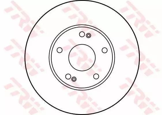 Tarcza hamulcowa przód Renault LAGUNA TRW DF1036