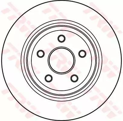 Tarcza hamulcowa tył Jeep GRAND CHEROKEE 3,7-6,1 4X4 05-10 TRW DF4979S