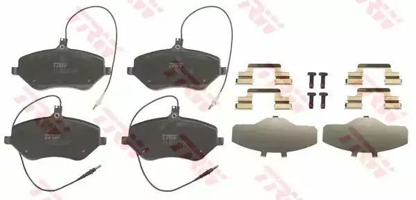 Klocki hamulcowe przód Peugeot 407 04- TRW GDB1663