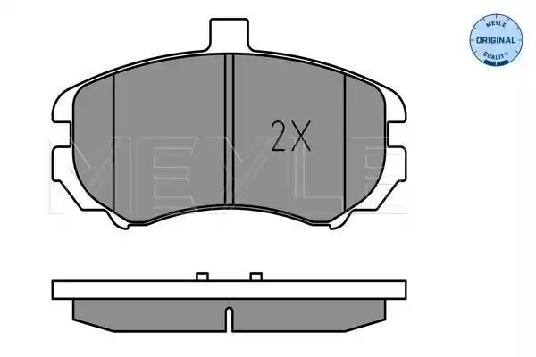 KLOCKI HAMULCOWE PRZÓD HYUNDAI ELANTRA 00- Z CZUJNIKIEM MEYLE 0252436917/W