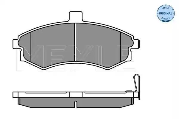 KLOCKI HAMULCOWE PRZÓD HYUNDAI ELANTRA 00- MATRIX 01-05 Z CZUJNIKIEM MEYLE 0252403117/W