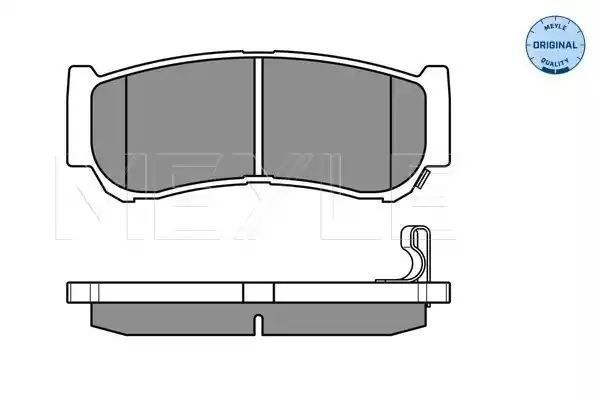 KLOCKI HAMULCOWE TYŁ HYUNDAI SANTA FE 2,2/2,7 06- Z CZUJNIKIEM MEYLE 0252448816/W