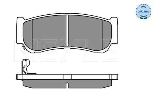 KLOCKI HAMULCOWE TYŁ HYUNDAI SANTA FE 2,2/2,7 06- Z CZUJNIKIEM MEYLE 0252448816/W