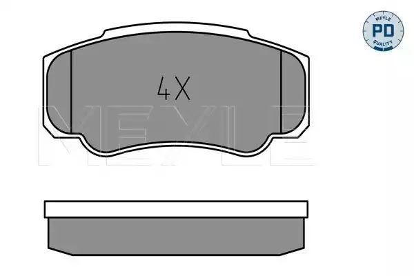 KLOCKI HAMULCOWE TYŁ CITROEN JUMPER 94- MEYLE 0252392120/PD