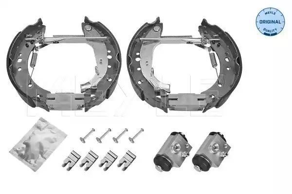 ZESTAW SZCZĘK HAMULCOWYCH CITROEN C2 C3 1,1-1,6 16V 02-12 KPL. Z CYLINDERKAMI MEYLE 11145330028