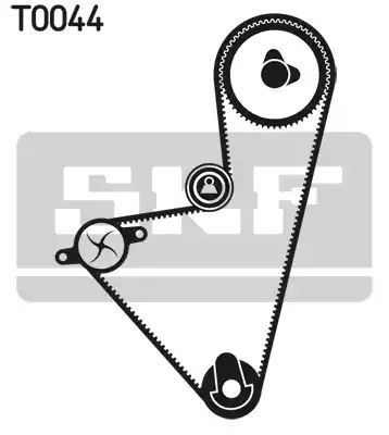 Zestaw paska rozrządu Peugeot 106 205 306 309 1,3-1, SKF VKMA03110