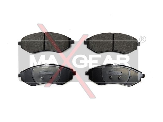 KLOCKI HAMULCOWE PRZÓD CHEVROLET KALOS 1,4 05- AVEO MaXgear 19-0568