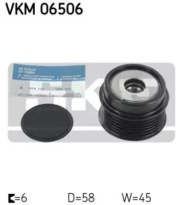 Koło pasowe alternatora Hyundai I20 I30 VELOSTER SKF VKM06506