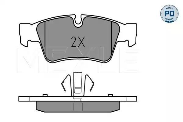 KLOCKI HAMULCOWE TYŁ MERCEDES W164 251 05- M/R-KLASSE MEYLE 0252392318/PD