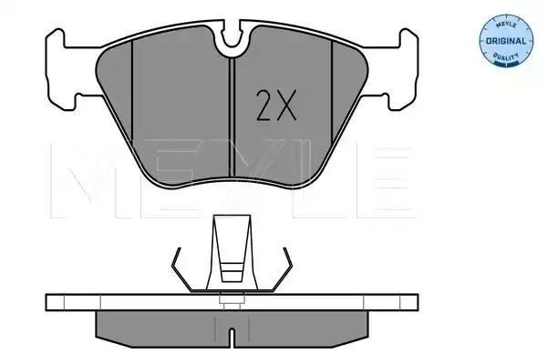 KLOCKI HAMULCOWE PRZÓD BMW E39 520-540 10/96- MEYLE 252199020