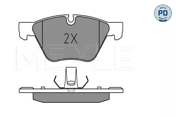 KLOCKI HAMULCOWE PRZÓD BMW F10 F11 520-535 10- MEYLE 0252469719/PD