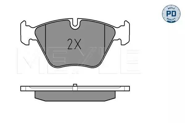 KLOCKI HAMULCOWE PRZÓD BMW F10 F11 520-535 10- MEYLE 0252469719/PD