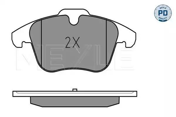 KLOCKI HAMULCOWE PRZÓD JAGUAR S-TYPE XK XF 99- MEYLE 0252408418/PD