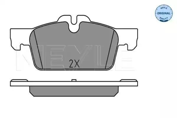 KLOCKI HAMULCOWE PRZÓD PEUGEOT 508 10- MEYLE 252522217