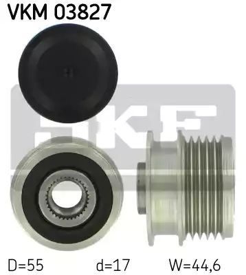 Koło pasowe alternatora Mercedes OM668 A-KLASA CDI SKF VKM03827