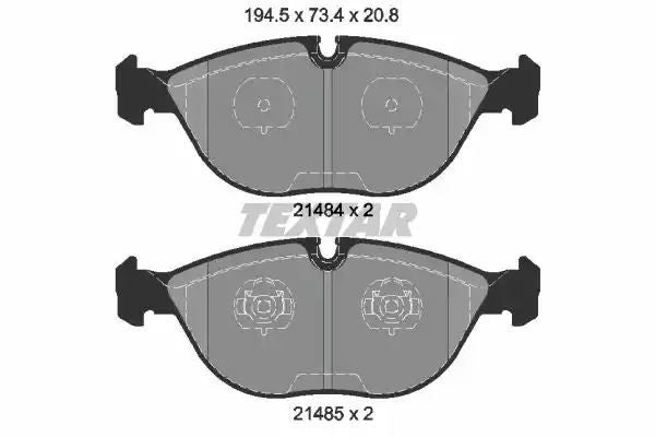 Klocki hamulcowe przód Mercedes W210 280-550 4-MATIC BENTLEY CONTINENTAL Textar 2148401