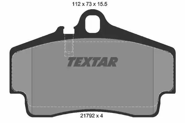 Klocki hamulcowe tył Porsche 911 996 CARRERA 97- CAYMAN 04- Textar 2179203