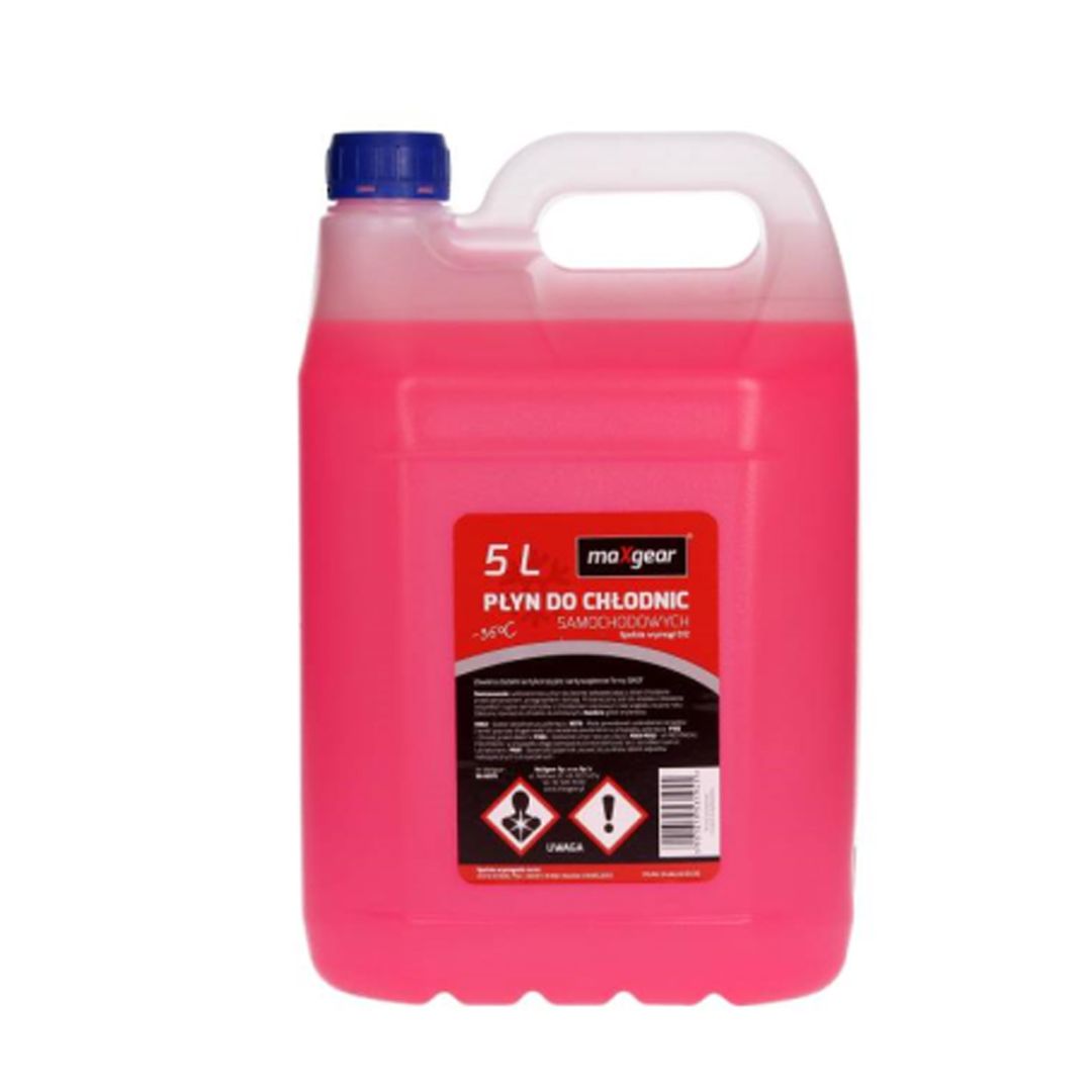 PŁYN DO CHŁODNIC 5L -35°C (RÓŻOWY) G12 NA DODATKACH BASF MaXgear 36-0076