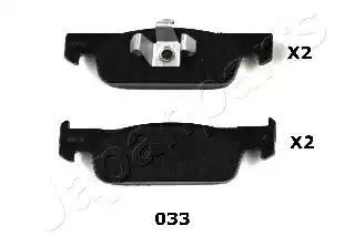 KLOCKI HAM. DACIA P. LOGAN/SANDERO 1,2/1,5DCI 12- Japan Parts PA033AF