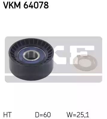 Napinacz paska wielorowkowego Mazda 2,2D 11- SKF VKM64078