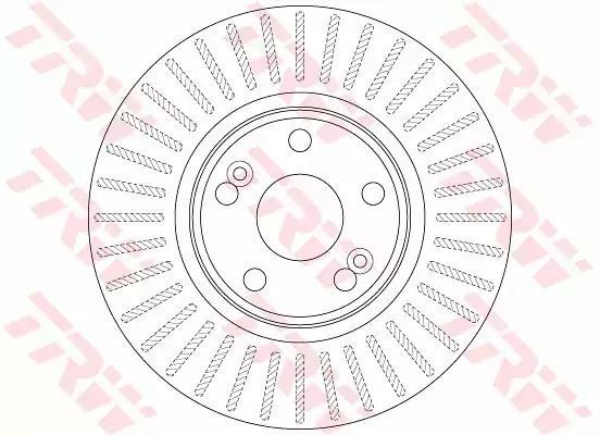 Tarcza hamulcowa przód Renault SCENIC 1,9DCI 2,0 16V RX4 00-03 300x26 TRW DF6233S