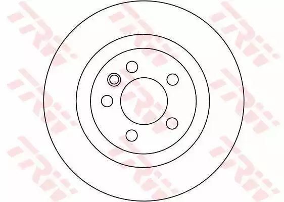 Tarcza hamulcowa przód Land Rover DISC TRW DF4343S
