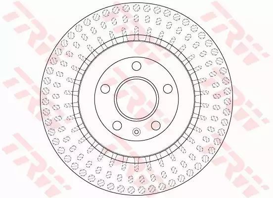 Tarcza hamulcowa tył A4 A5 07- A6 11- A7 10- TRW DF6175S