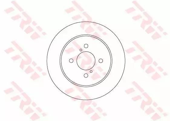 Tarcza hamulcowa tył Suzuki IGNIS 1,5 4X4 03- TRW DF6686