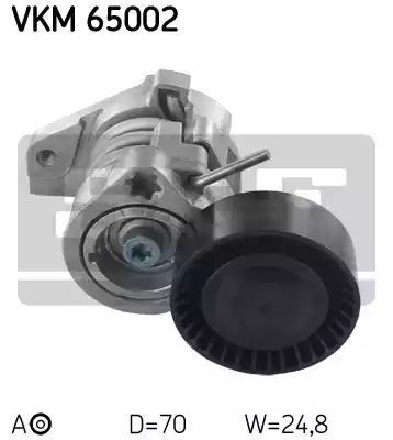 Napinacz paska wielorowkowego Mitsubishi COLT VI 1,5DI-D SKF VKM65002