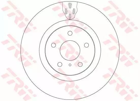 Tarcza hamulcowa przód Nissan 350Z 02- TRW DF6480